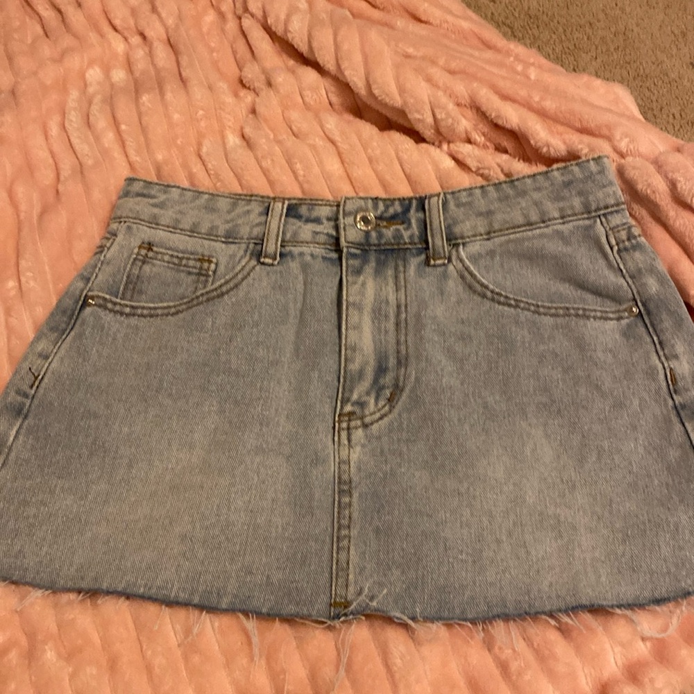 SHEIN denim skirt